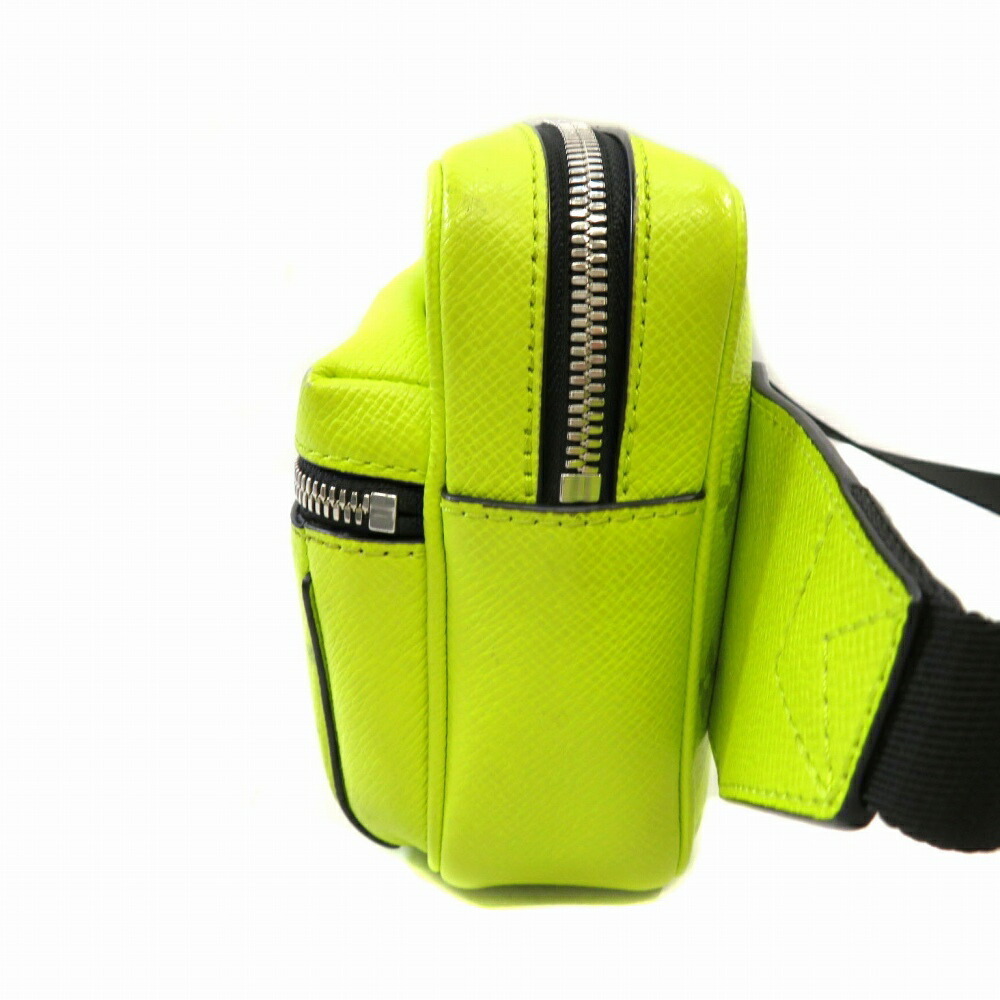 LOUIS VUITTON Bumbag Taigarama Waist Bag Yellow Clutch - Picture 5 of 11